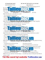 53 đề thi thử THPT QG môn địa lí trường THPT chuyên bắc ninh   bắc ninh   lần 4   năm 2019 (có lời giải chi tiết ) image marked 