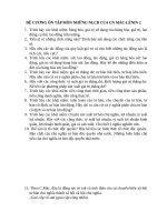 ĐỀ CƯƠNG ôn tập môn NHỮNG NLCB của CN mác