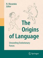Springer the origins of language unraveling evolutionary forces aug 2008 ISBN 4431791019 pdf 