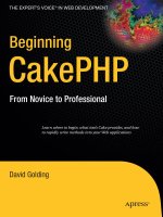 Apress beginning CakePHP from novice to professional jul 2008 ISBN 1430209771 pdf 