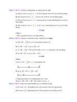 Ôn thi THPT 2019 véc tơ trong không gian