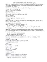 Bài tập CH với AgNO3
