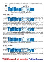 89  đề thi thử 2019 megabook môn văn   đề 23   file word có lời giải chi tiết image marked 