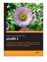 Packt building online communities with PhpBB 2 may 2005 ISBN 1904811132 pdf 