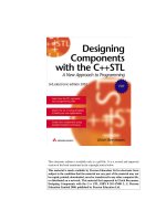 Addison wesley designing components with the c plus plus STL a new approach to programming nov 2000 ISBN 0201674882 pdf 