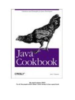 OReilly java cookbook jan 2001 ISBN 0596001703 pdf 