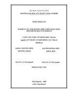 Nghiên cứu ảnh hưởng điều kiện khai thác đến độ êm dịu ô tô khách 