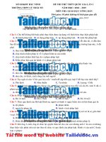 2  đề thi thử THPTQG năm 2019   môn GDCD   THPT lý thái tổ   bắc ninh   lần 1   file word có đáp án image marked 