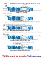 79  đề thi thử 2019 megabook môn văn   đề 13   file word có lời giải chi tiết image marked 