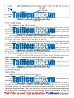 95  đề thi thử 2019 megabook môn văn   đề 29   file word có lời giải chi tiết image marked 