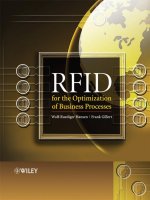 Wiley RFID for the optimization of business processes apr 2008 ISBN 0470724226 pdf