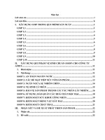 Xây dựng GMP và SSOP cho công ty sản xuất gạo