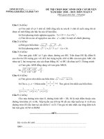 Bộ đề thi HSG 08 môn lớp 9 lần 2 hay, đầy đủ, chi tiết