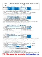 62  đề thi thử THPT QG 2019   môn địa lý   megabook   đề 9   file word có lời giải chi tiết image marked 
