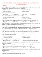 66. Đề thi thử THPTQG năm 2018 - Môn Hóa Học - THPT Hàn Thuyên tỉnh Bắc Ninh - Lần 1 - File word có lời giải chi tiết