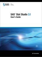 SAS SAS stat studio 3 1 users guide mar 2008 ISBN 1599943182 pdf 
