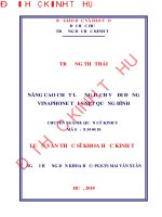 Nâng cao chất lượng dịch vụ di động vinaphone tại VNPT quảng bình 