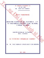 Hoàn thiện công tác quản lý nhà nước về đất đai trên địa bàn huyện quảng ninh, tỉnh quảng bình 