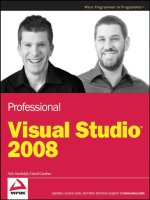 Wrox professional visual studio 2008 jul 2008 ISBN 0470229888 pdf 