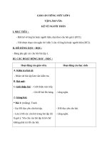 Giáo án Tiếng Việt 2 tuần 10 bài: Tập làm văn  Kể về người thân