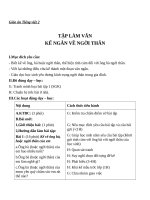 Giáo án Tiếng Việt 2 tuần 10 bài: Tập làm văn  Kể về người thân