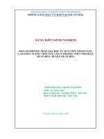 MỘT số PHƯƠNG PHÁP dạy học từ hán VIỆT NHẰM NÂNG CAO CHẤT LƯỢNG môn NGỮ văn ở TRƯỜNG 
