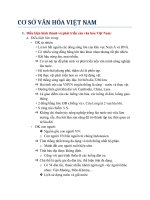 ĐỀ-CƯƠNG-CƠ-SỞ-VĂN-HÓA-VN