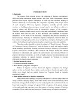 Hoạch định chiến lược thương hiệu của các doanh nghiệp logistics việt nam tt tiếng anh 