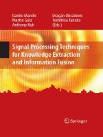 Springer signal processing techniques for knowledge extraction and information fusion apr 2008 ISBN 0387743669 pdf 