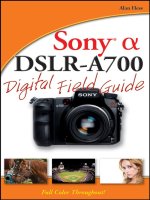 Wiley sony alpha DSLR a700 digital field guide jun 2008 ISBN 0470270314 pdf 