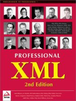 Wrox professional XML 2nd edition may 2001 ISBN 1861005059 pdf 