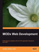 Packt MODx web development build dynamic websites with the PHP application framework and CMS apr 2009 ISBN 1847194907 pdf 