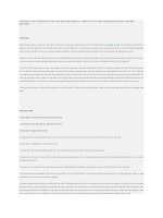 Các hoạt động trung gian thương mại là hoạt động của thương nhân để thực hiện các giao dịch thương mại cho một hoặc một số thương nhân được xác định 