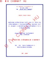 Hoàn thiện công tác quản lý vốn đầu tư xây dựng công trình hạ tầng giao thông tại ban quản lý dự án khu vực chuyên ngành giao thông vận tải tỉnh quảng bình 