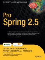 Apress pro spring 2 5 aug 2008 ISBN 1590599217 pdf 