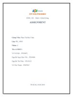 Mô tả thị trường ngành hàng lựa chọn và hành vi sử dụng sản phẩm