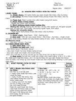 Giáo án đại số 8 soạn theo phát triển năng lực