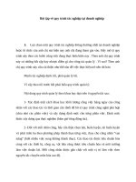 Bài tập về quy trình tác nghiệp tại doanh nghiệp 