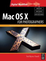 Focal press mac OS x for photographers optimized image workflow for the mac user jan 2008 ISBN 0240520270 pdf 