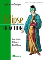 Manning eclipse in action a guide for the java developer may 2003 ISBN 1930110960 pdf 