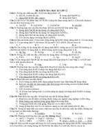 Đề kiểm tra học kì hóa 12 năm 2018 (2) 