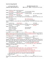 Đề kiểm tra học kì môn hóa học lớp 11 (14) 