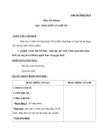 Giáo án Tiếng Việt 2 tuần 10 bài: Kể chuyện  Sáng kiến của bé Hà