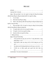 Đề số 9 môn luật lao động hậu quả pháp lý của việc người sử dụng lao động đơn phương chấm dứt hợp đồng lao động trái pháp luật đối với người lao động 