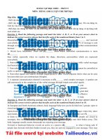 Dạng 9   50 bài tập đọc điền vào chỗ trống   phần 9 (có lời giải chi tiết) image marked 