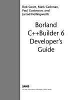 Sams borland c plus plus builder 6 developers guide 2nd edition dec 2002 ISBN 0672324806 pdf 