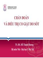 CHẨN ĐOÁN VÀ ĐIỀU TRỊ CO GIẬT DO SỐT