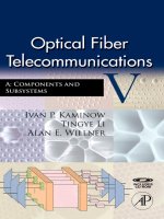 Academic press optical fiber telecommunications volume a components and subsystems 5th edition feb 2008 ISBN 0123741718 pdf 