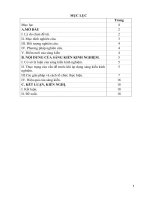 Một số biện pháp nhằm nâng cao hiệu quả khi dạy học chủ đề “vật chất và năng lượng” môn khoa học lớp 4 