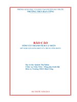 Một số giải pháp nâng cao chất lượng hoạt động giáo dục ngoài giờ lên lớp cho học sinh ở trường THCS  